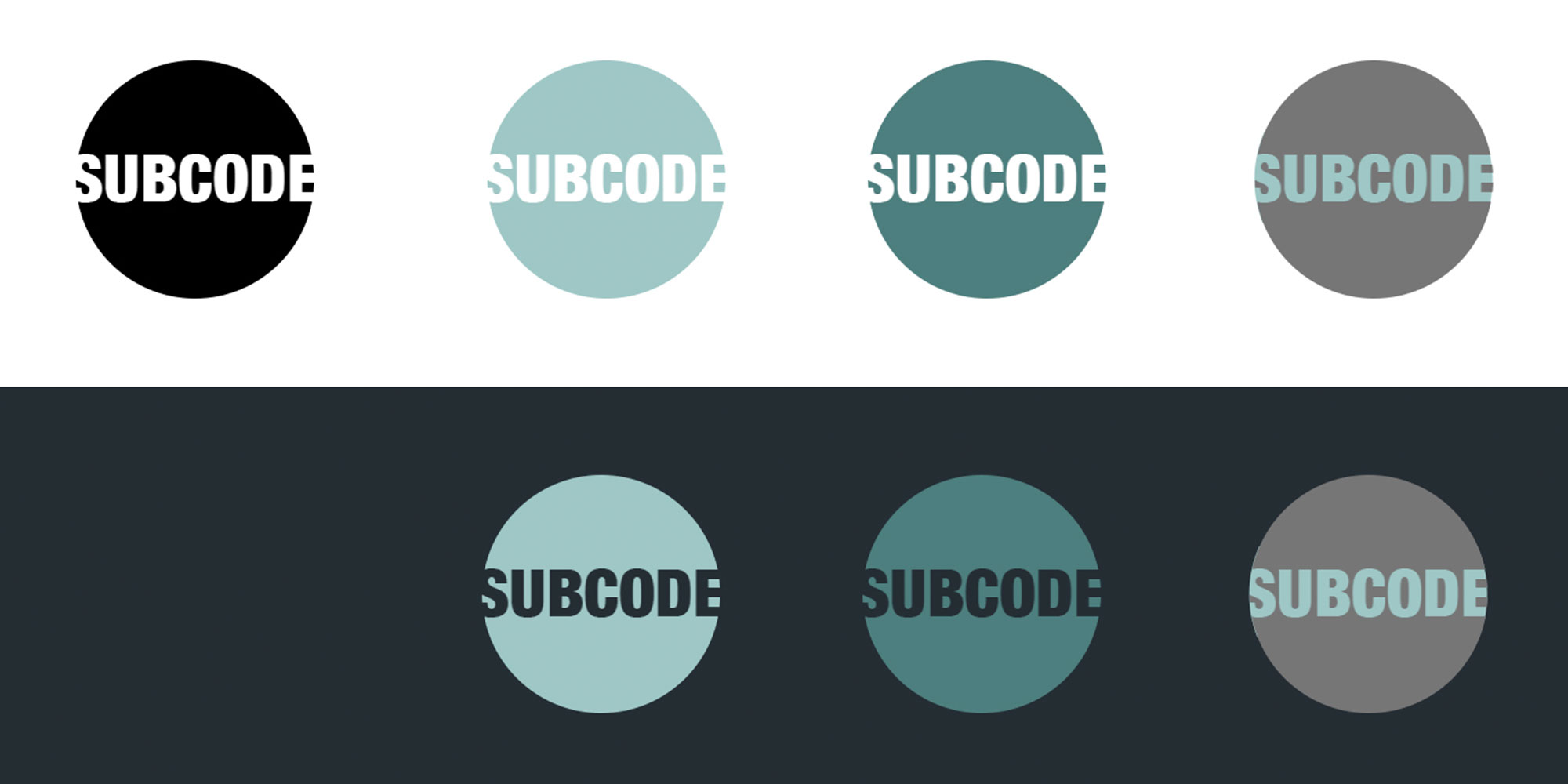 Subcode logo teals